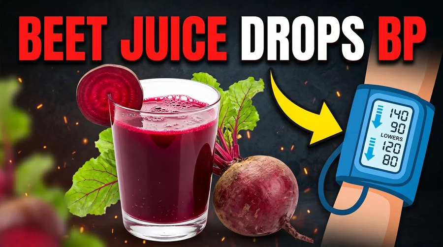 Beetroot juice to lower blood pressure naturally in about an hour