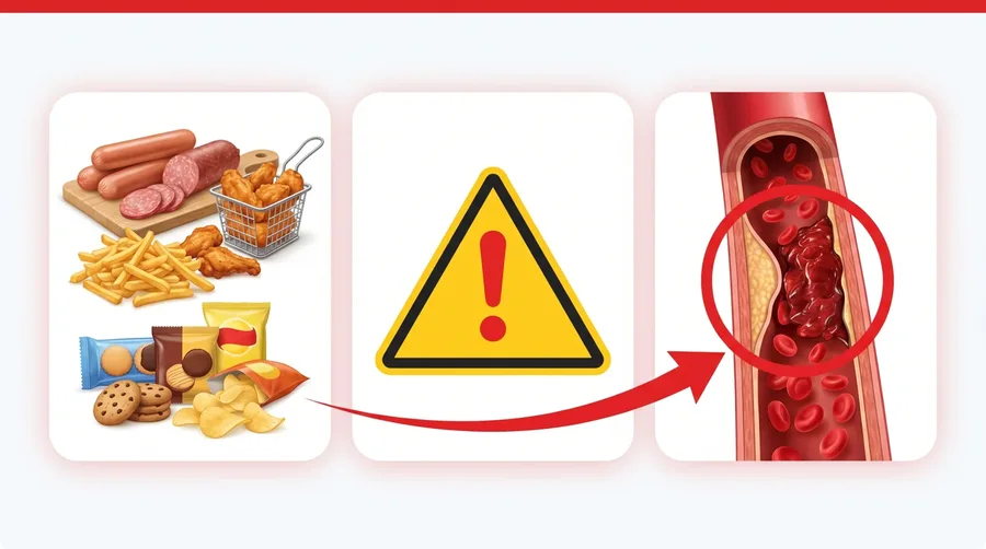 8 foods that cause blood clots and stiffen your arteries